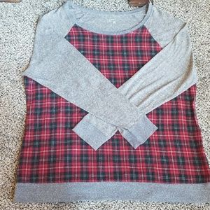 Ruff Hewn plaid top